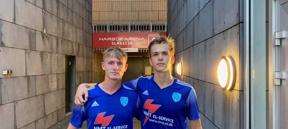Mathias Blach (th) og Elias Astola (tv)